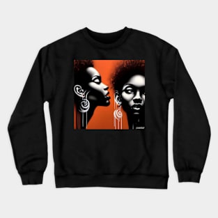 burnt orange painting #3. By Charlotte VanRoss (cvanross) Crewneck Sweatshirt